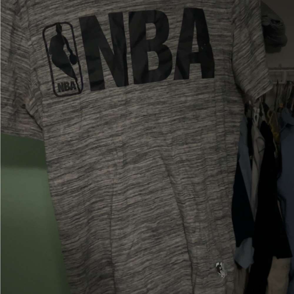 NBA Gray Short Sleeve Tee